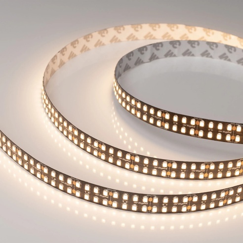 Лента светодиодная RT-A320-BLACK-15mm 24V Warm3000 (24 W/m, IP20, 2835, 5m) (Arlight, высок.эфф.150 лм/Вт)