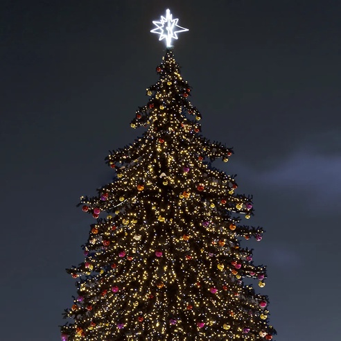 Светодиодная гирлянда ARD-STRING-CLASSIC-10000-BLACK-100LED-FLASH WARM (230V, 7W) (Ardecoled, IP65)