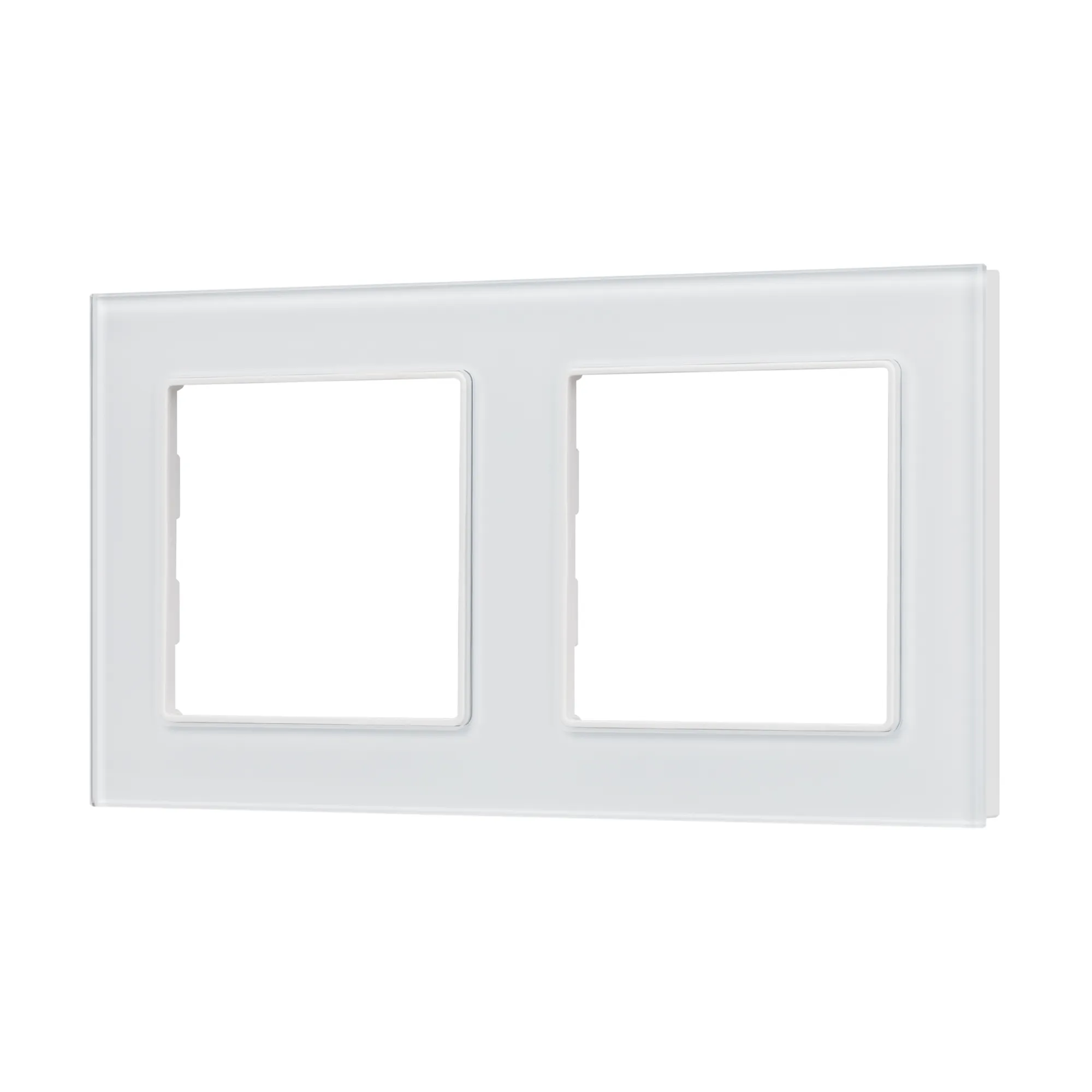 Рамка стеклянная FRM-GLARE-GS-2-WH (Arlight, -) - изображение товара