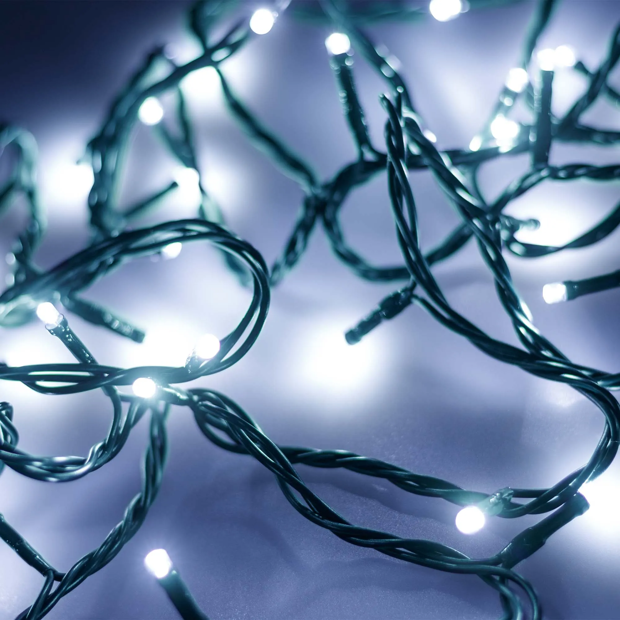 Светодиодная гирлянда ARD-STRING-HOME-5000-GREEN-50LED-STD WHITE (230V, 3.5W) (Ardecoled, IP20) - изображение товара