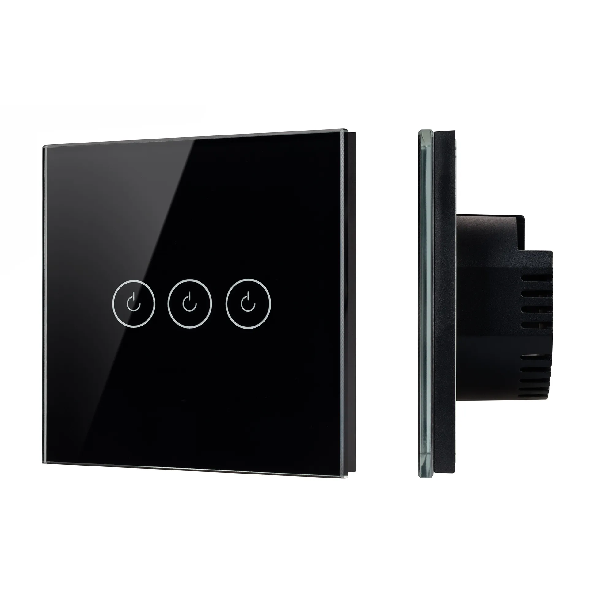 Выключатель сенсорный SWT-OMALI-S03-ZB-BK (250V, 10A, Zigbee) (Arlight, Стекло)