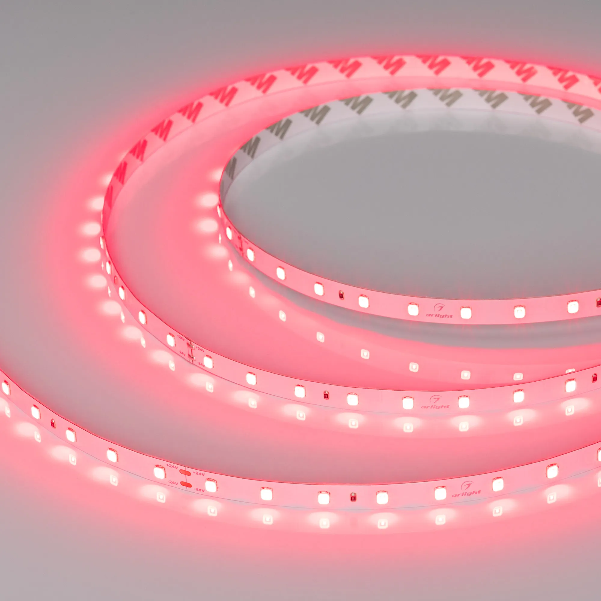 Лента светодиодная FITOLUX-A66-8mm 24V Red660 (11 W/m, IP20, 5m) (Arlight, Открытый)