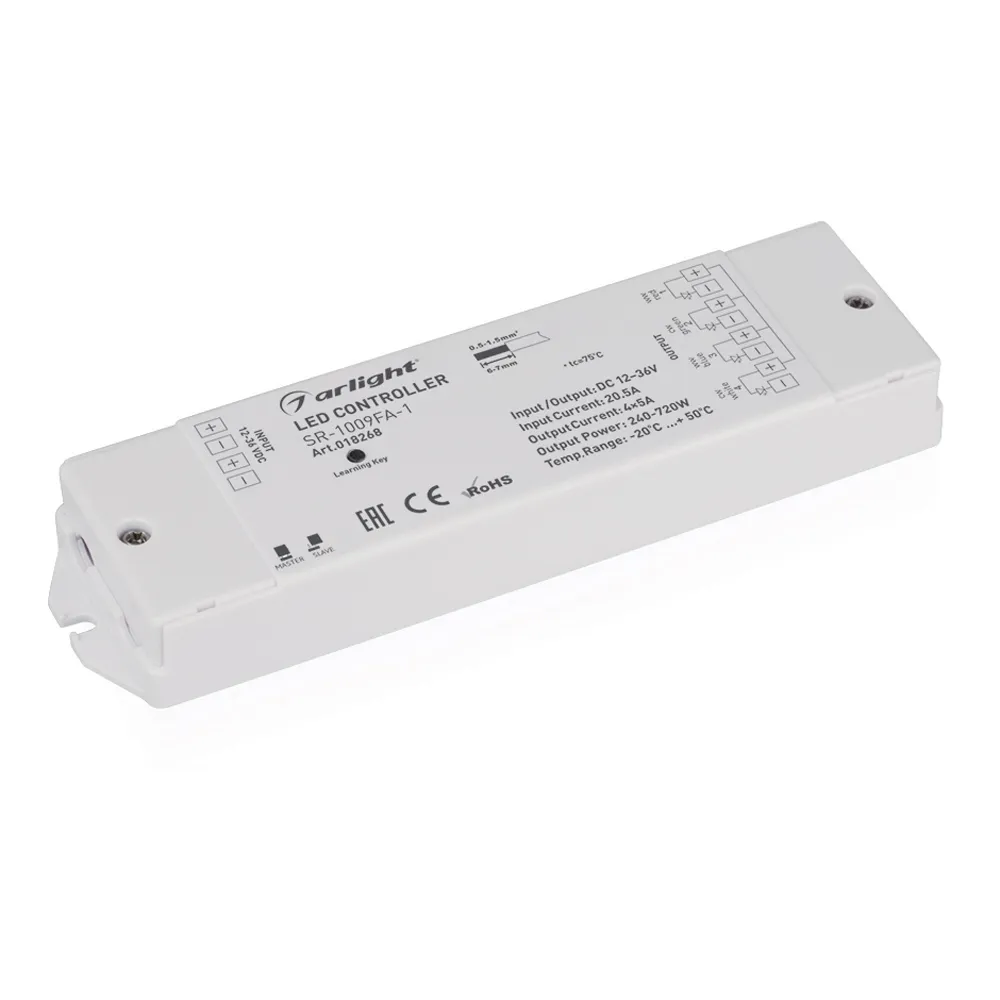 Контроллер SR-1009FA-1 (12-36V, 240-720W) (Arlight, IP20 Пластик, 3 года) - изображение товара