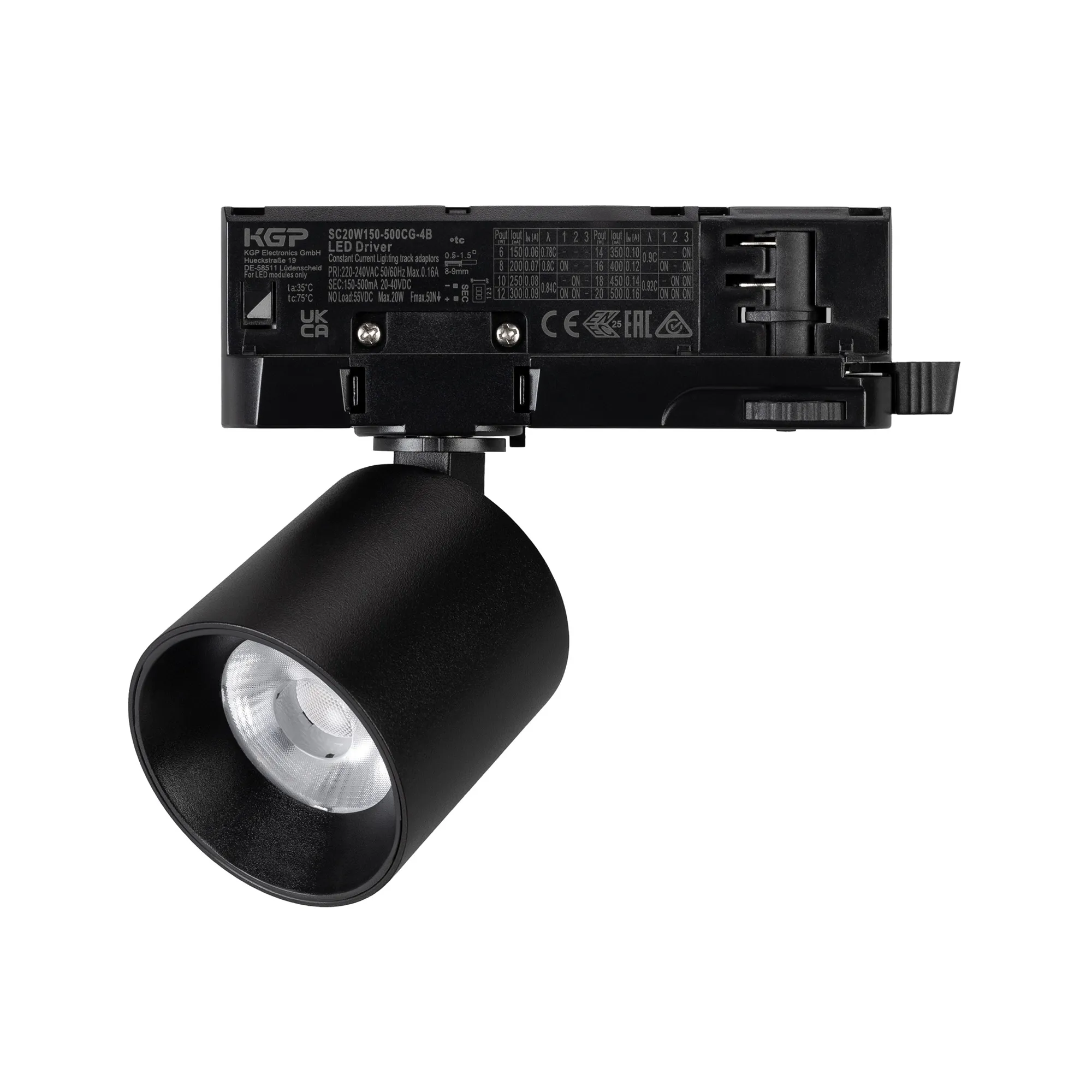 Светильник LGD-DYKE-4TR-R60-8W Warm3000 (BK, 38 deg, 230V) (Arlight, IP20 Металл, 5 лет) - изображение товара