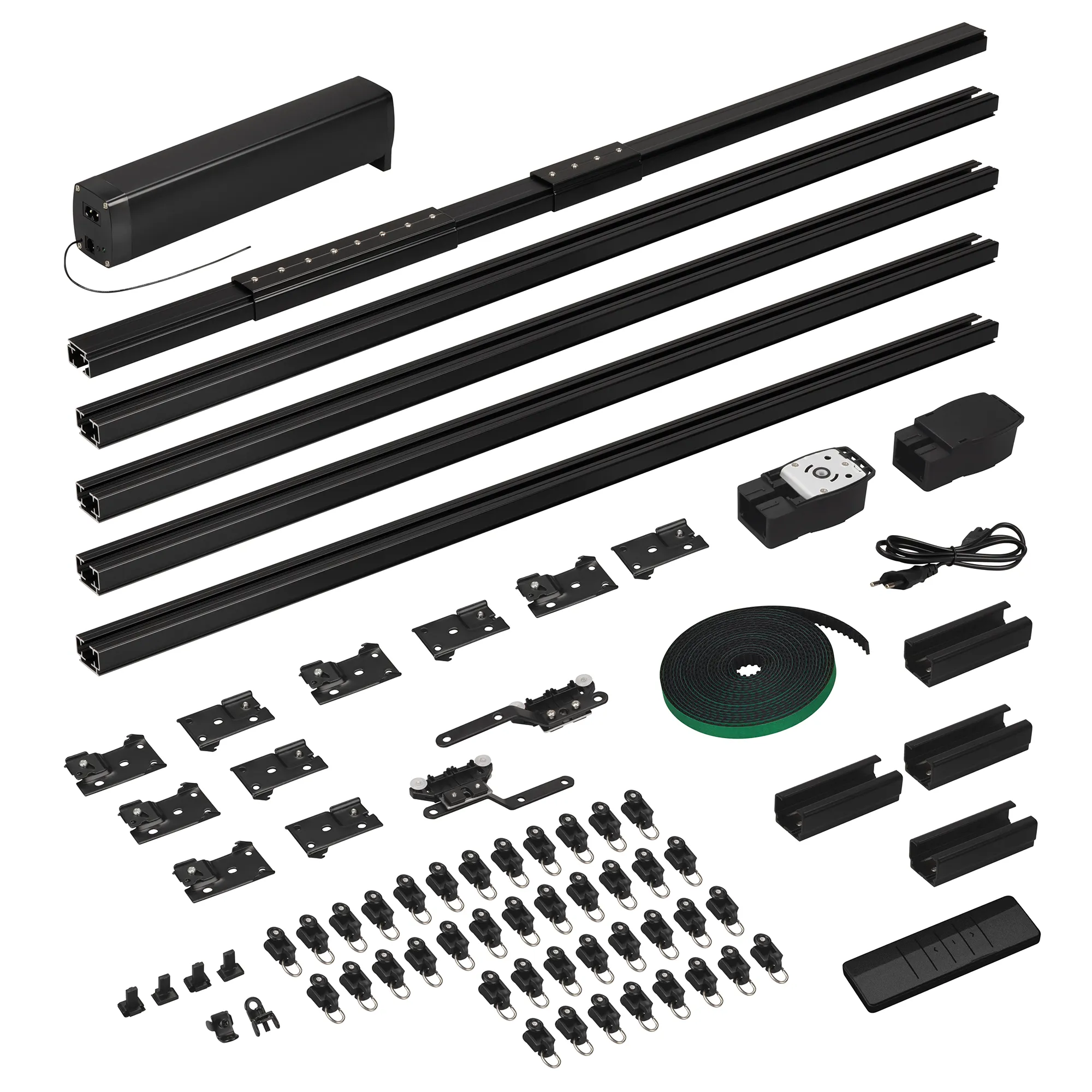 Карниз для штор с электроприводом CNK-M1-TY-RF-5M-BK (Arlight, IP20 Металл, 5 лет)