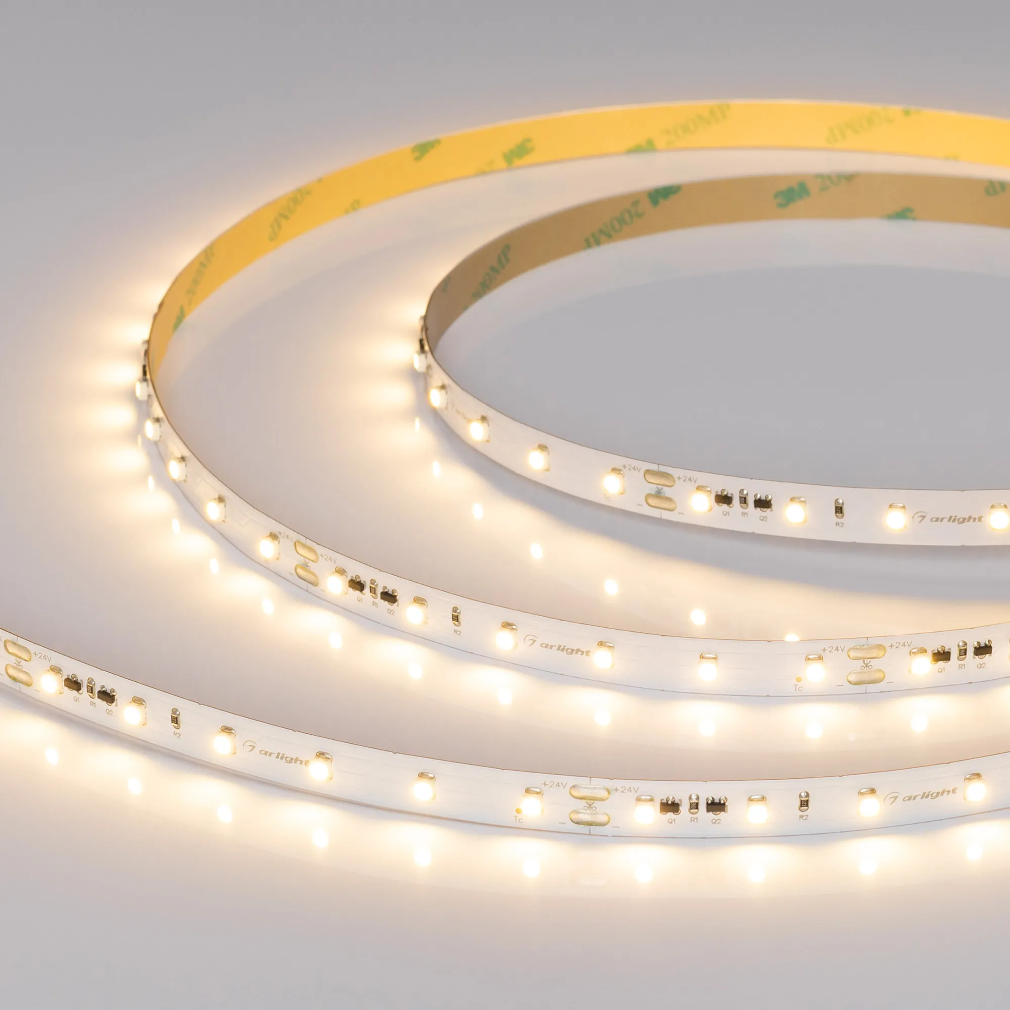 Лента светодиодная RT-20000 24V Warm2700 (3528, 60 LED/m, 20m) (Arlight, 4.8 Вт/м, IP20) - изображение товара