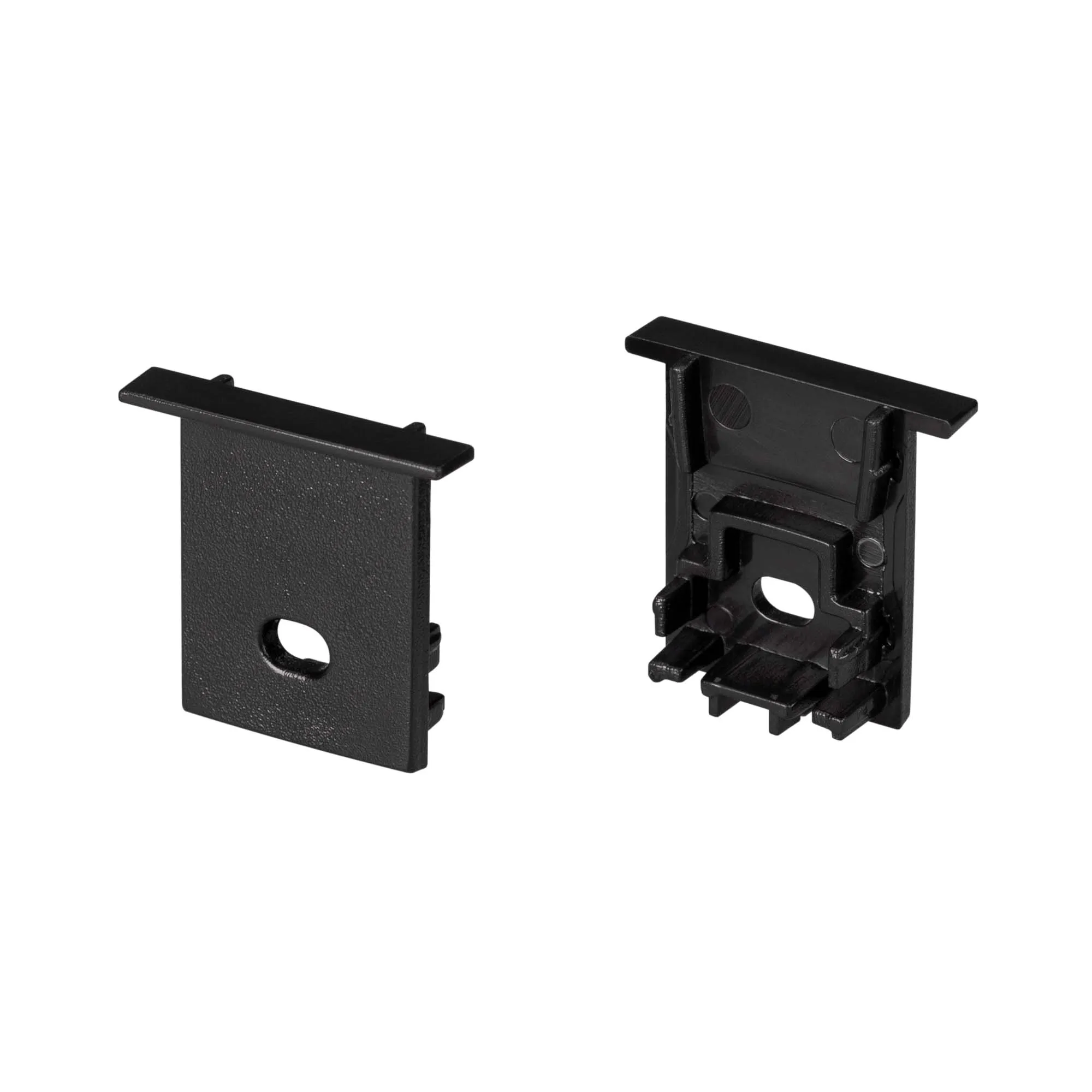 Заглушка SL-COMFORT-1722-F BLACK c отверстием (Arlight, Пластик) - изображение товара