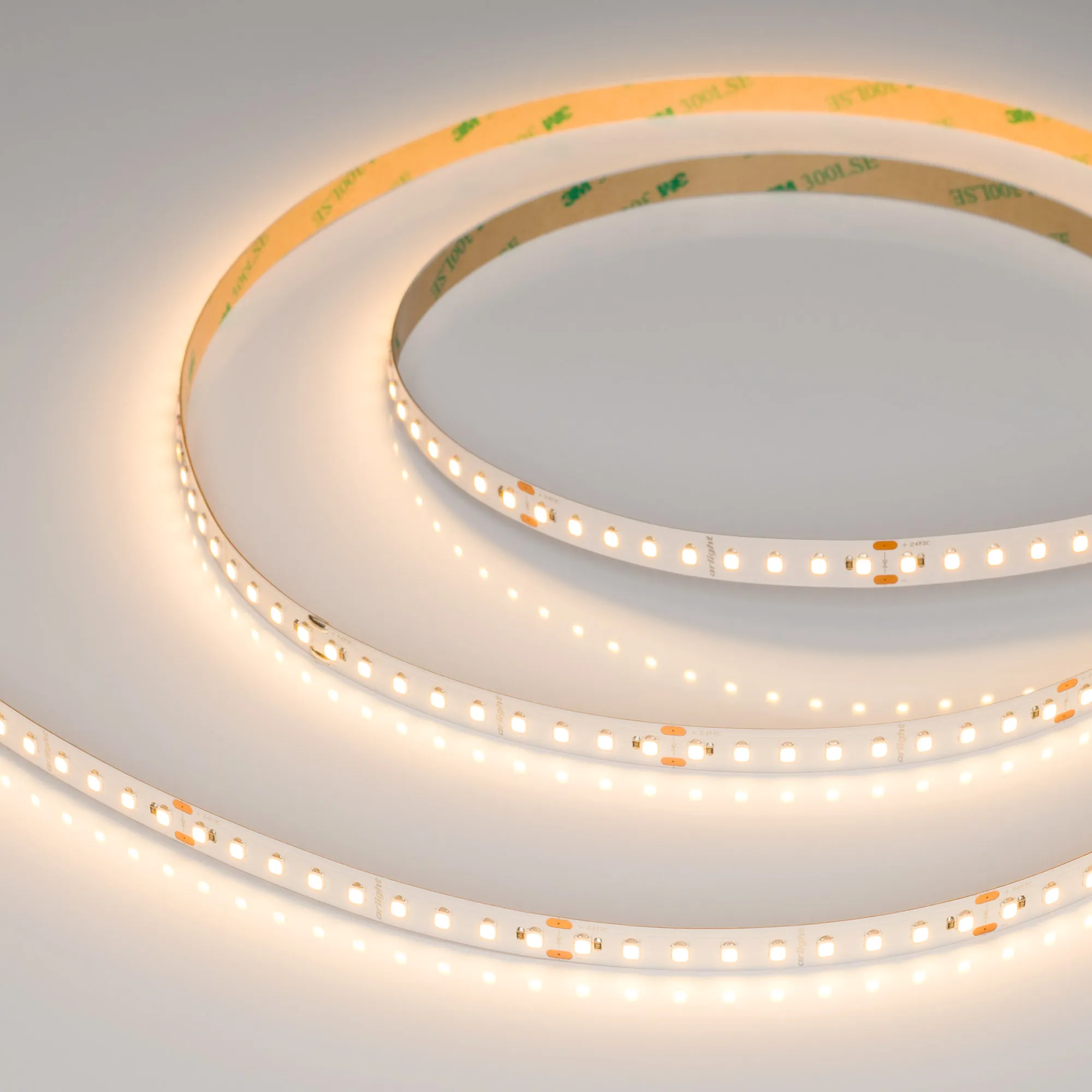 Лента светодиодная UL-A126-10mm 24V Warm2700 (8 W/m, IP20, 5m) (Arlight, высок.эфф.165 лм/Вт) - изображение товара