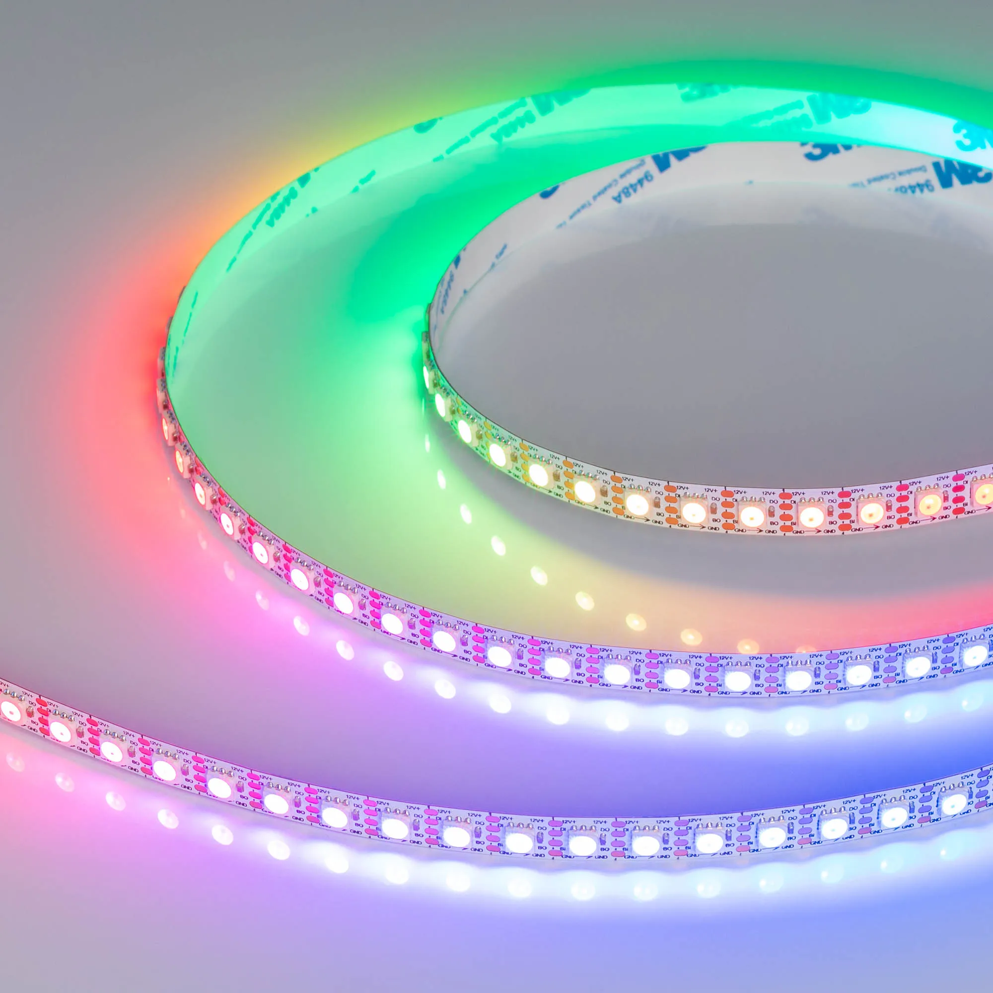 Лента светодиодная SPI-B96-10mm 12V RGB-PX1-BPT (13 W/m, IP20, 5060, 5m) (Arlight, Открытый) - изображение товара